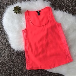 H&M • Coral Tank Top